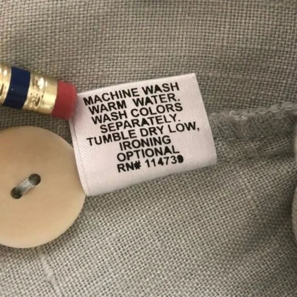 Flax Linen Lagenlook Button Front Blazer Jacket - Picture 5 of 5